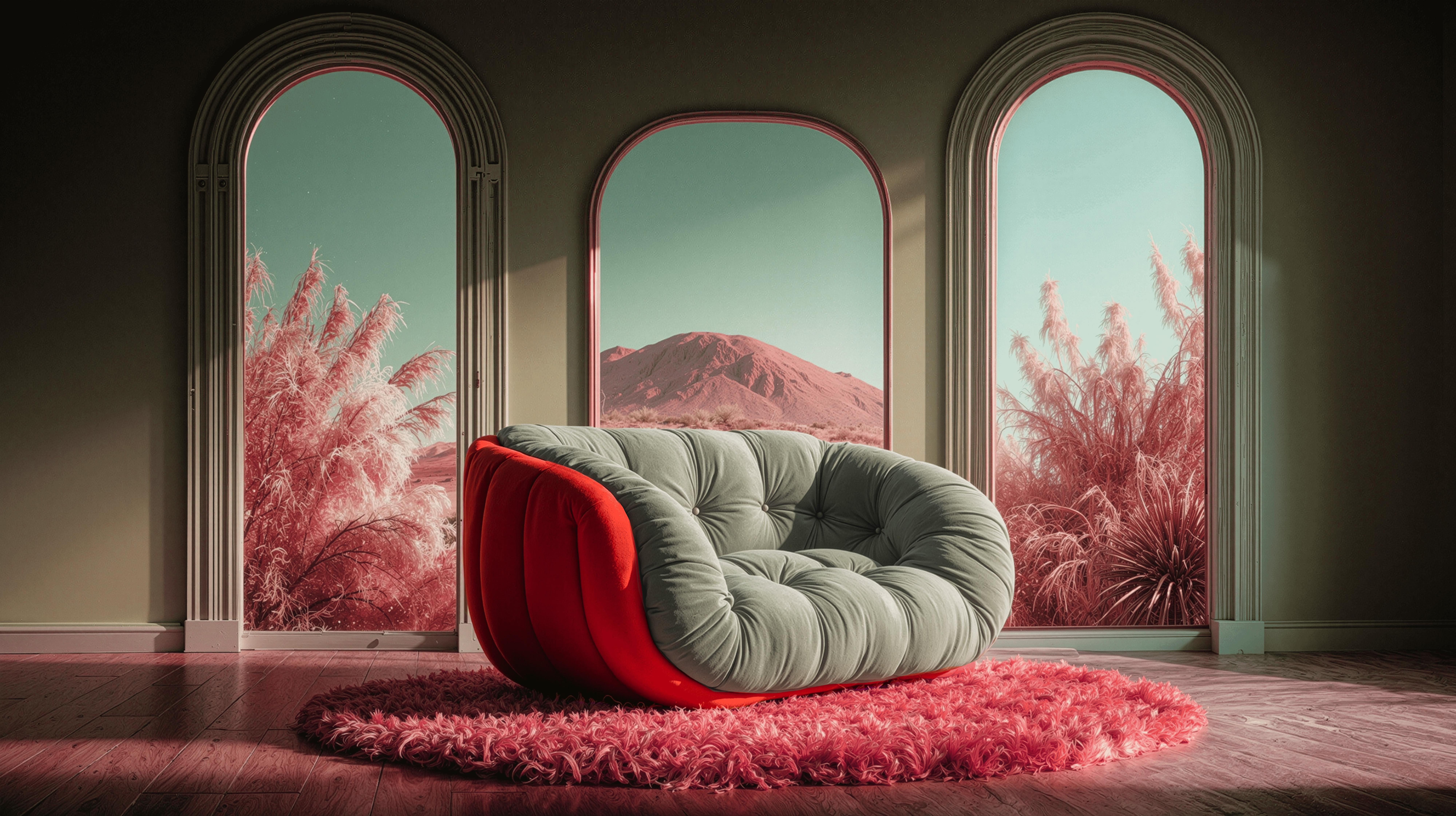 Martian environment scene